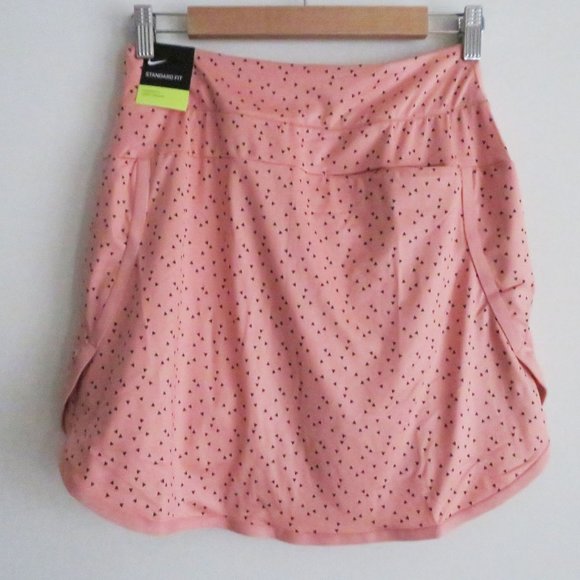 NWT Nike Dri-Fit Printed Skirt skort golf pink XS - Picture 5 of 9